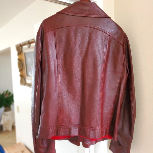 Vintage 1970's Peter Caruso Leather Jacket - Picture 2 of 8